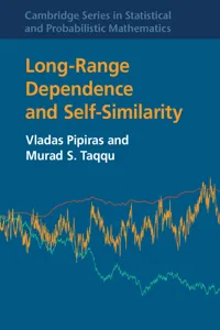 Long-Range Dependence and Self-Similarity_cover