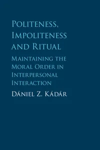 Politeness, Impoliteness and Ritual_cover