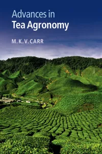 Advances in Tea Agronomy_cover