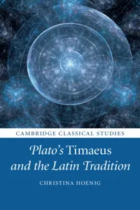 Plato's Timaeus and the Latin Tradition_cover