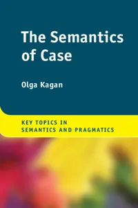 The Semantics of Case_cover