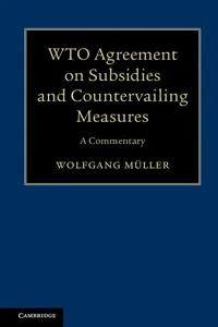 WTO Agreement on Subsidies and Countervailing Measures_cover