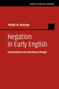 Negation in Early English_cover