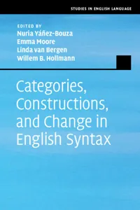 Categories, Constructions, and Change in English Syntax_cover