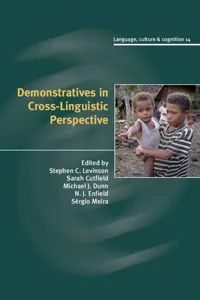 Demonstratives in Cross-Linguistic Perspective_cover