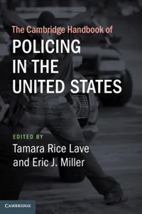 The Cambridge Handbook of Policing in the United States_cover