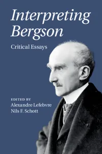 Interpreting Bergson_cover