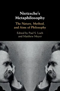 Nietzsche's Metaphilosophy_cover