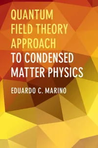 Quantum Field Theory Approach to Condensed Matter Physics_cover