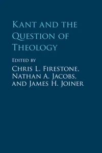 Kant and the Question of Theology_cover