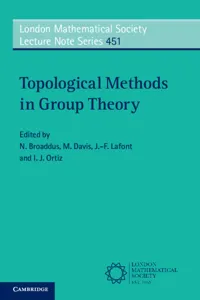 Topological Methods in Group Theory_cover