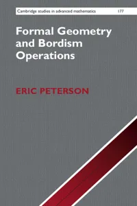 Formal Geometry and Bordism Operations_cover