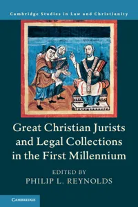 Great Christian Jurists and Legal Collections in the First Millennium_cover