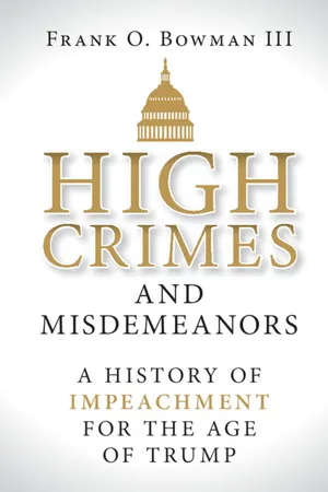 Book cover image for: High Crimes and Misdemeanors