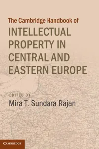 Cambridge Handbook of Intellectual Property in Central and Eastern Europe_cover