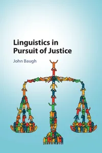 Linguistics in Pursuit of Justice_cover