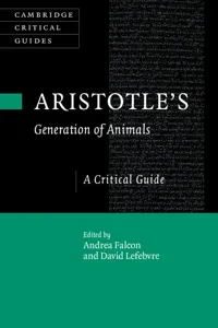 Aristotle's Generation of Animals_cover