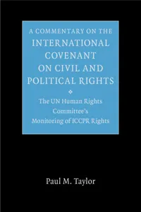 A Commentary on the International Covenant on Civil and Political Rights_cover