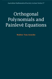 Orthogonal Polynomials and Painlevé Equations_cover