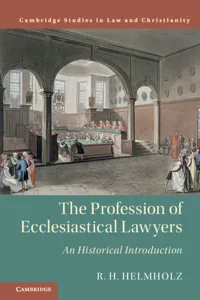 The Profession of Ecclesiastical Lawyers_cover