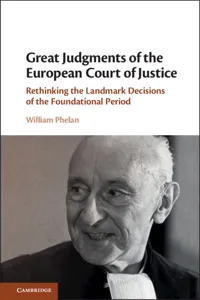 Great Judgments of the European Court of Justice_cover