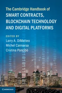 The Cambridge Handbook of Smart Contracts, Blockchain Technology and Digital Platforms_cover