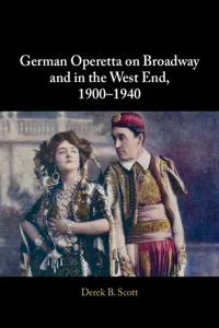 German Operetta on Broadway and in the West End, 1900–1940_cover