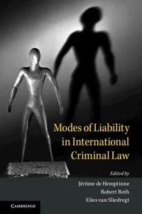 Modes of Liability in International Criminal Law_cover