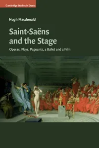 Saint-Saëns and the Stage_cover