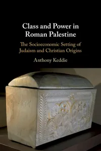 Class and Power in Roman Palestine_cover