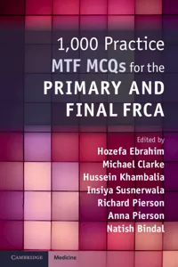 1,000 Practice MTF MCQs for the Primary and Final FRCA_cover