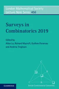 Surveys in Combinatorics 2019_cover