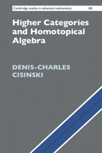 Higher Categories and Homotopical Algebra_cover