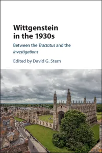 Wittgenstein in the 1930s_cover