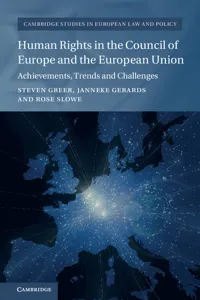 Human Rights in the Council of Europe and the European Union_cover