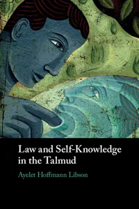 Law and Self-Knowledge in the Talmud_cover