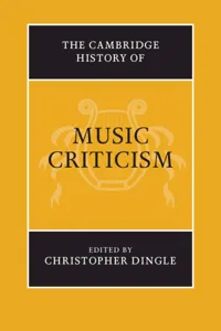 The Cambridge History of Music Criticism_cover