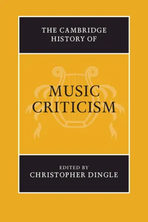 The Cambridge History of Music Criticism