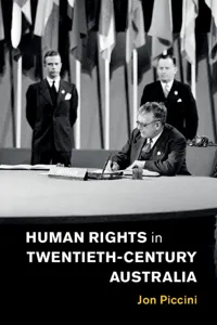 Human Rights in Twentieth-Century Australia_cover