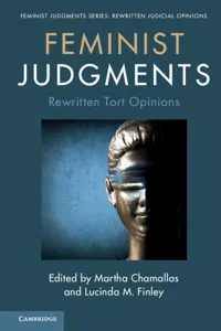 Feminist Judgments: Rewritten Tort Opinions_cover