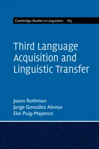 Third Language Acquisition and Linguistic Transfer_cover