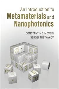 An Introduction to Metamaterials and Nanophotonics_cover