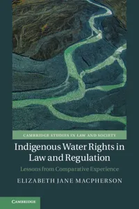 Indigenous Water Rights in Law and Regulation_cover