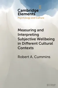 Measuring and Interpreting Subjective Wellbeing in Different Cultural Contexts_cover