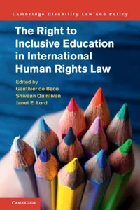 The Right to Inclusive Education in International Human Rights Law_cover