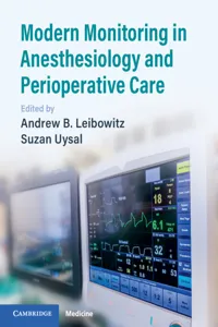 Modern Monitoring in Anesthesiology and Perioperative Care_cover