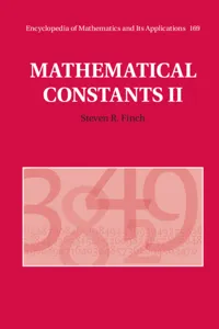 Mathematical Constants II_cover