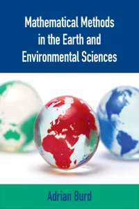 Mathematical Methods in the Earth and Environmental Sciences_cover