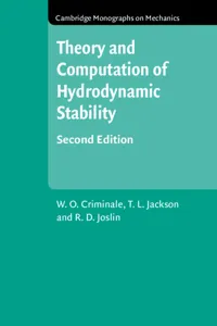 Theory and Computation in Hydrodynamic Stability_cover