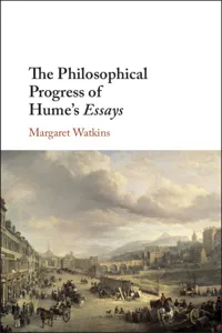 The Philosophical Progress of Hume's Essays_cover